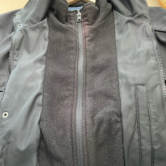 St.John’s Bay men’s Double Layered Double zipper black Large winter jacket.Large - Picture 7 of 11